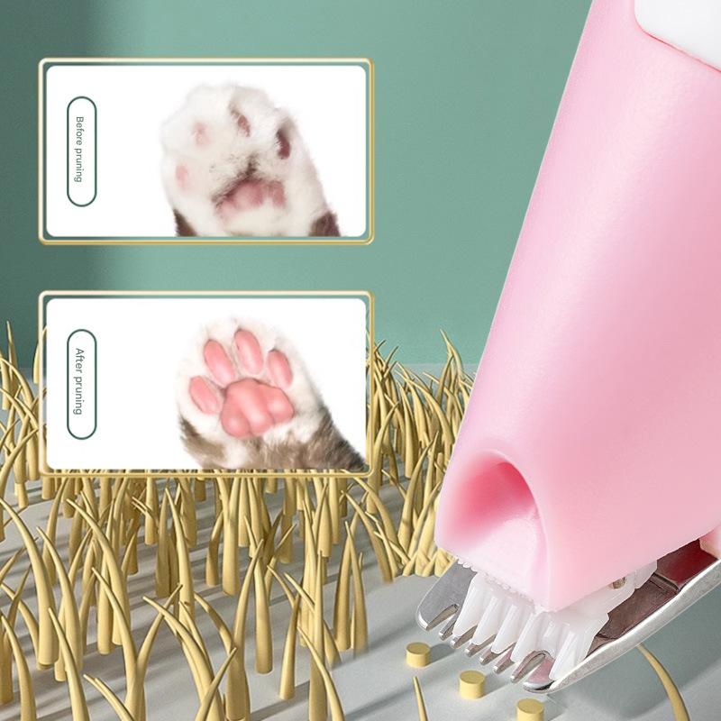 Electric Pet Hair Clipper with Type - C Charging, LED Light, and Grooming Accessories(Purple) - Factory Direct Shop