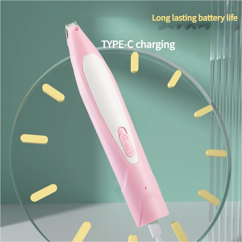 Electric Pet Hair Clipper with Type - C Charging, LED Light, and Grooming Accessories(Purple) - Factory Direct Shop