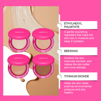 Moisturizing Balm Foundation - Lightweight Texture, Long-Lasting Natural Coverage(Natural color)