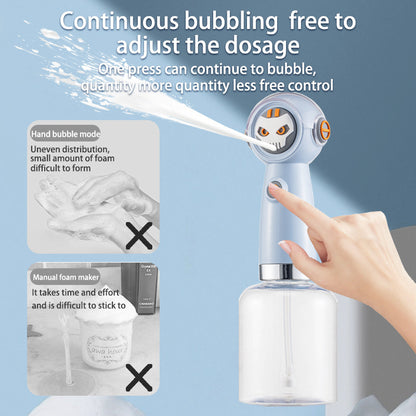 Dark blue Electric Pet Shampoo Foamer Gun - Dense Foam, Quiet Operation, Easy Bath - Factory Direct Shop