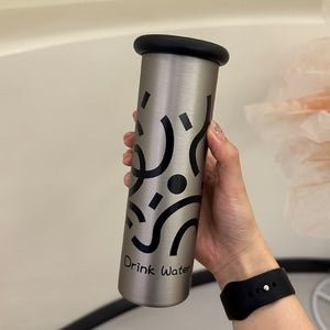 Mini Insulated Coffee Cup - 316 Stainless Steel, Portable & Stylish - Silver drink (300ml) - Factory Direct Shop