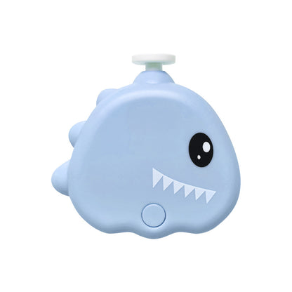 Blue Cute Dinosaur Electric Pet Nail Grinder - 3 - Speed, Low Noise, USB - C for Dogs & Cats - Factory Direct Shop