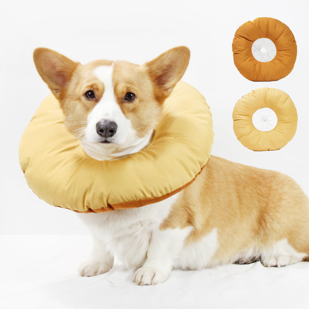 Yellow Adjustable Soft Elizabethan Collar for Pets - Comfortable Recovery Aid - S - Factory Direct Shop