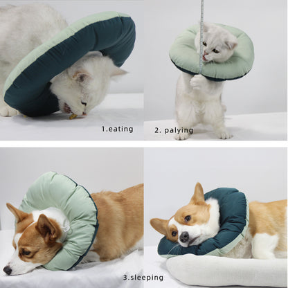 Yellow Adjustable Soft Elizabethan Collar for Pets - Comfortable Recovery Aid - XXL - Factory Direct Shop