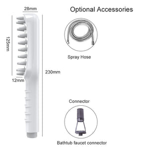 Handheld Pet Grooming Shower Sprayer - With Comb Teeth Hose & Adapters - Factory Direct Shop