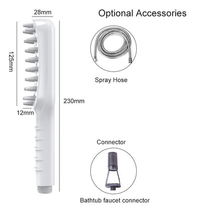 Handheld Pet Grooming Shower Sprayer - With Comb Teeth Hose & Adapters - Factory Direct Shop