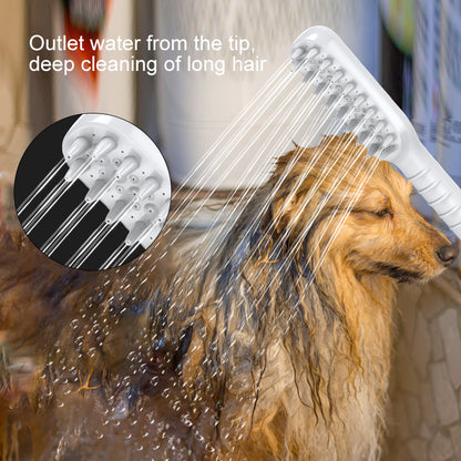 Handheld Pet Grooming Shower Sprayer - With Comb Teeth Hose & Adapters - Factory Direct Shop
