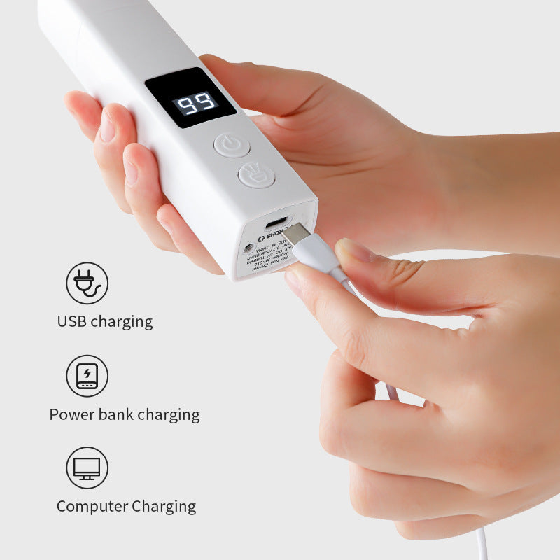 White Professional Pet Nail Grinder Kit - LCD, LED, Laser, for Dogs & Cats - Factory Direct Shop