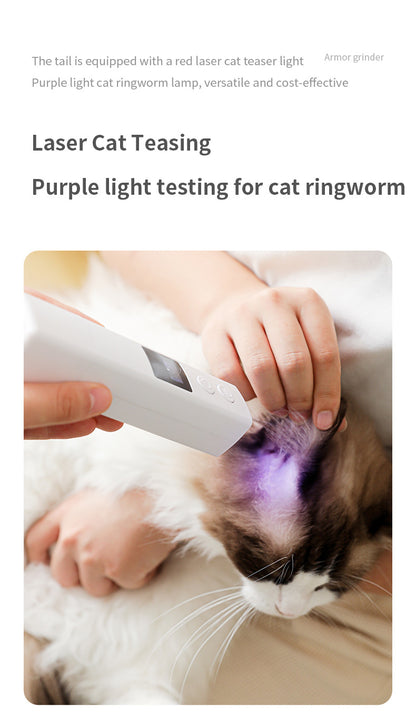 Black Professional Pet Nail Grinder Kit - LCD, LED, Laser, for Dogs & Cats - Factory Direct Shop
