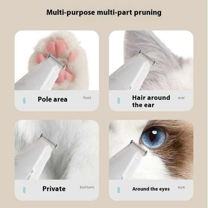 Green Rechargeable Pet Grooming Clipper with Built - in Vacuum - Low Noise Hair Trimmer for Dogs & Cats - Factory Direct Shop