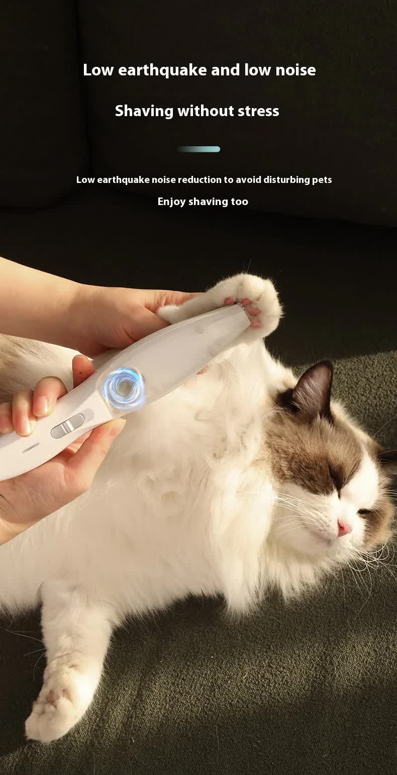 Green Rechargeable Pet Grooming Clipper with Built - in Vacuum - Low Noise Hair Trimmer for Dogs & Cats - Factory Direct Shop
