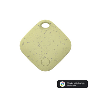 Yellow Smart Item Locator Tag for Android - Google Find My Device Compatible, Anti-Lost Tracker