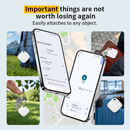 Blue Smart Item Locator Tag for Android - Google Find My Device Compatible, Anti-Lost Tracker