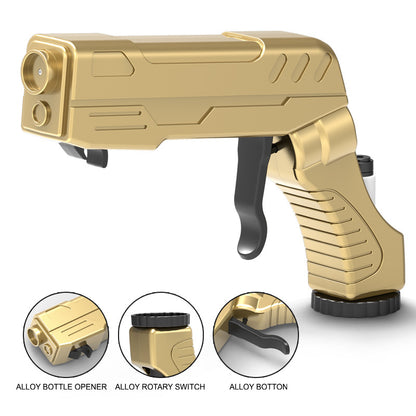 Gold Champagne & Beer Spray Gun - Ultimate Party Starter & Drink Dispenser with Bottle Opener - Factory Direct Shop