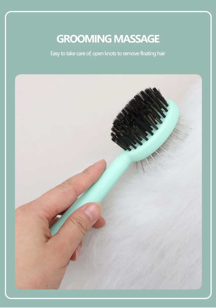 Green And Blue Complete 5 - in - 1 Pet Grooming Care Kit - Professional Deshedding Brushes, Combs & Nail Clippers Set for Dogs & Cats - Factory Direct Shop