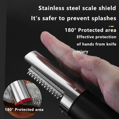 Electric Fish Scaler Rechargeable - White - Factory Direct Shop