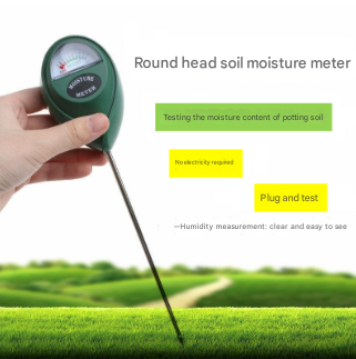 2 Pcs White Soil Moisture Meter - Accurate Plant Water Monitor for Garden & Potted Plants, No Batteries Needed