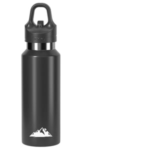 Stainless Steel Sports Water Bottle Insulated - Black 480ml - Factory Direct Shop