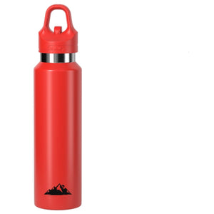 Stainless Steel Sports Water Bottle Insulated - Red 680ml - Factory Direct Shop