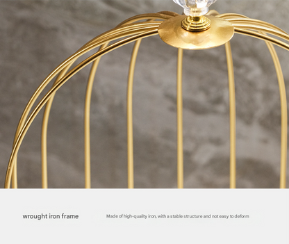 Gold and White Elegant 2-Tier Gold Birdcage Cosmetic Organizer - Wrought Iron Countertop Storage Rack for Skincare, Makeup & Jewelry