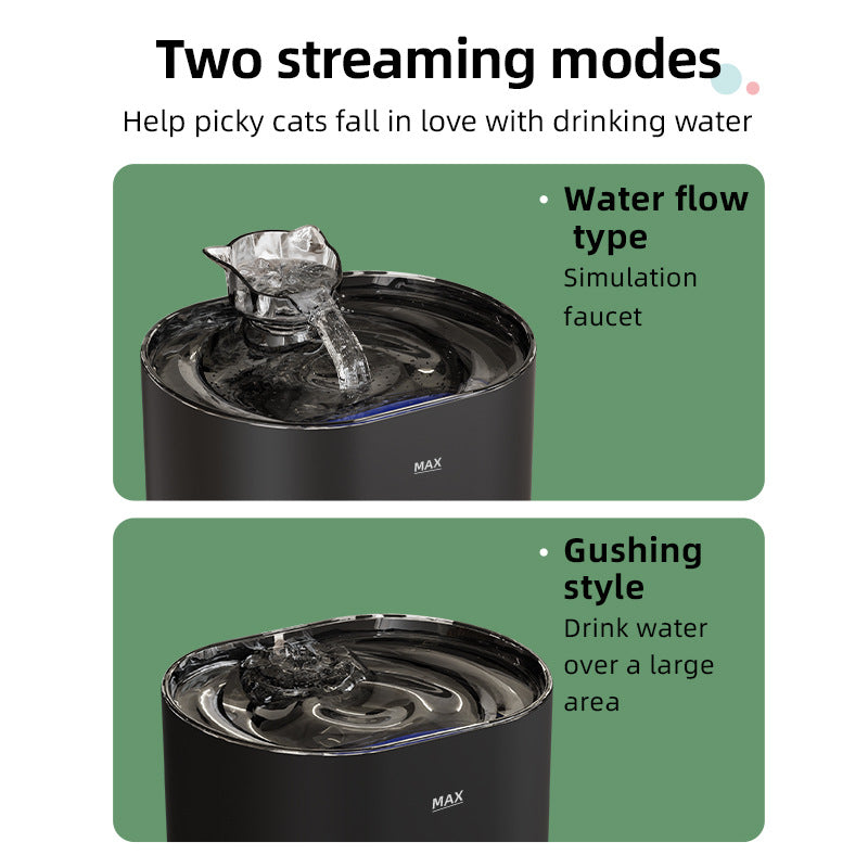 Introductory Version Automatic Pet Drinking Fountain for Cats & Dogs - Filtered Flowing Water - Factory Direct Shop