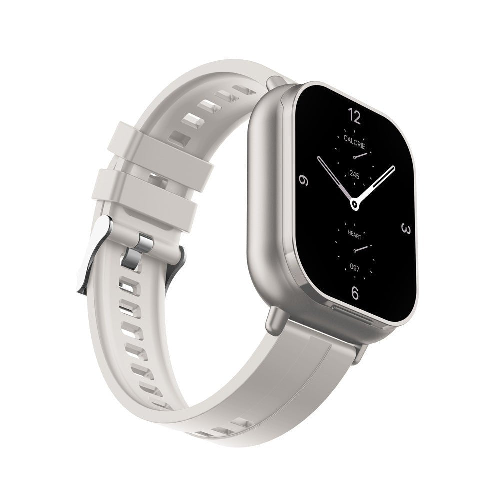 Silver 2 - in - 1 Bluetooth Smartwatch with Integrated Earbuds for Sports - Factory Direct Shop
