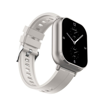 Silver 2 - in - 1 Bluetooth Smartwatch with Integrated Earbuds for Sports - Factory Direct Shop