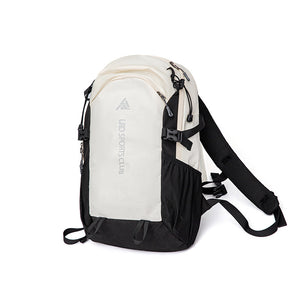 Balck-white 20L Lightweight Hiking Backpack for Camping, Travel, and Commuting
