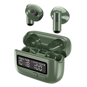Hi-Res Audio In-Ear Monitor Earphones - Ergonomic Design, Dynamic Driver, with Mic & 3.5mm Jack(green)