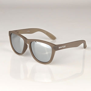 NAFEIB Polarized Sports Sunglasses - Lightweight TR90 Frame, UV400 Protection for Riding & Outdoor Activities(Transparent gray)