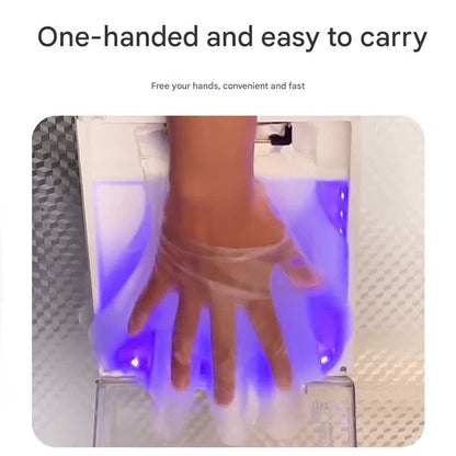 Automatic Disposable Glove Dispenser Machine with UV Sterilization - Quick & Hygienic Gloving,Gloves not included(green)
