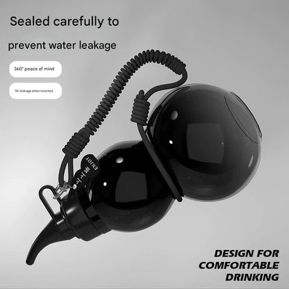 Unique Gourd - Shaped Sports Water Bottle - 800ml Tritan Material, Leakproof with Carry Strap(blue) - Factory Direct Shop