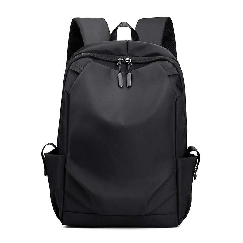 Black Modern Anti-Theft Laptop Backpack with USB Charging Port - Water-Repellent Travel & Business Bag for 15.6 Inch Laptops
