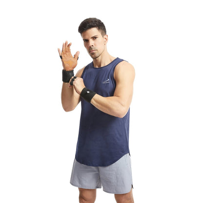 Gym Gloves - XL - Dark Brown Premium Leather Weightlifting - Factory Direct Shop