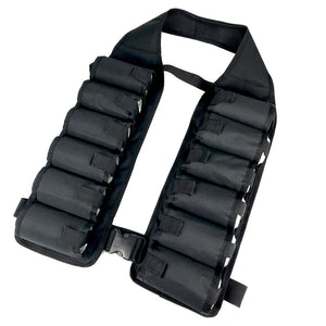 Black Ultimate 12-Can Beverage Carrier Vest - Hands-Free Outdoor Party Backpack