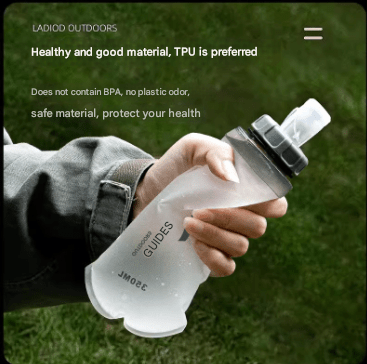 BPA Free Water Bottle TPU 350ml - Orange - Factory Direct Shop