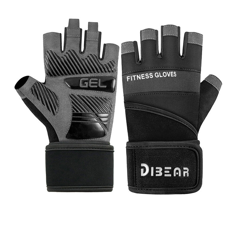 Gym Gloves - XXL - Black Anti - Slip Gel Padded Weightlifting - Factory Direct Shop