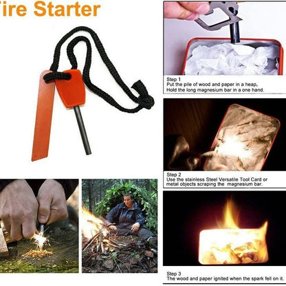 Survival Kit 8 - in - 1 Black - Factory Direct Shop