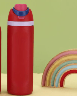 Red 32oz 304 Stainless Steel Insulated Water Bottle - Dual - Drink Pop - Up Lid - Factory Direct Shop