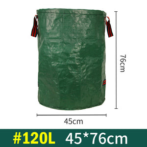 2PCS 120L(45cm*76cm) Heavy - Duty Foldable Garden Leaf Bag - Large - Capacity Horizontal Dustpan - Factory Direct Shop