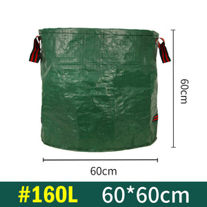 2PCS 160L(60cm*60cm) Heavy - Duty Foldable Garden Leaf Bag - Large - Capacity Horizontal Dustpan - Factory Direct Shop