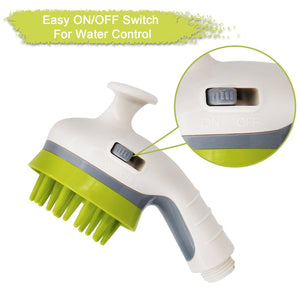 White Ultimate Pet Bathing Showerhead - Dog - Friendly Pressure - Boost Spray with Foamer - Factory Direct Shop