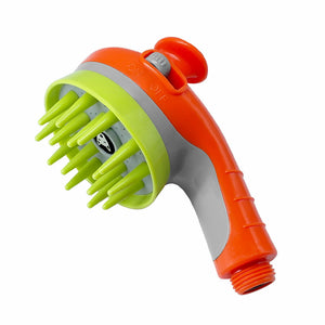 Orange Ultimate Pet Bathing Showerhead - Dog - Friendly Pressure - Boost Spray with Foamer - Factory Direct Shop