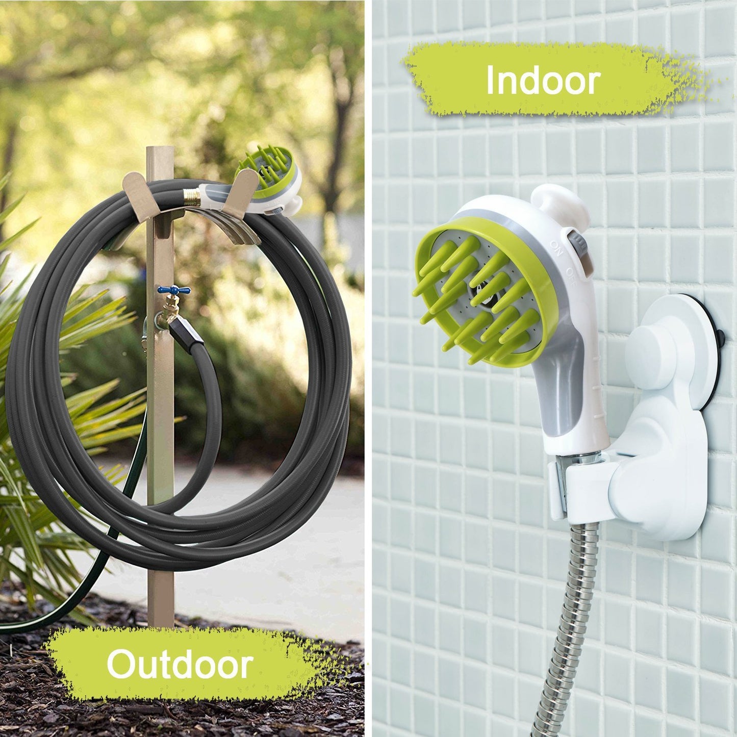 Blue Ultimate Pet Bathing Showerhead - Dog - Friendly Pressure - Boost Spray with Foamer - Factory Direct Shop