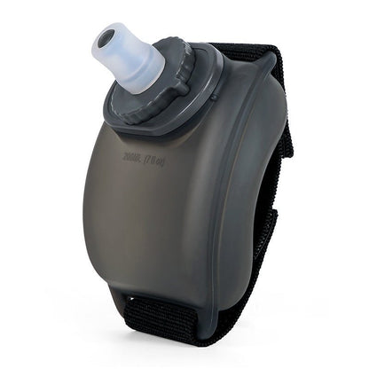 2 - Pices Black Ergonomic Wearable Hydration Flask - Hands - Free Wrist Water Bottle for Running & Sports - Factory Direct Shop