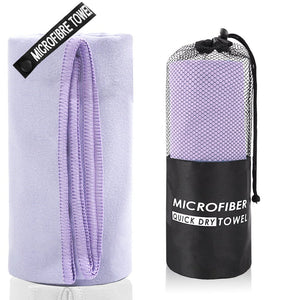 Gym Towel Microfiber 2 - piece - Purple - Factory Direct Shop