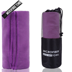Gym Towel Microfiber 2 - piece - Purple - Factory Direct Shop