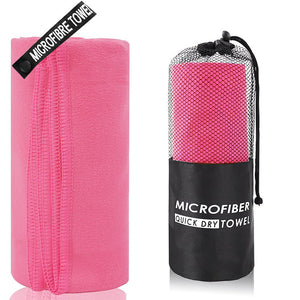 Gym Towel Microfiber 2 - piece - Rose Red - Factory Direct Shop