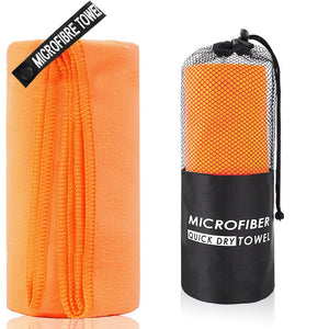 Gym Towel Microfiber 2 - piece - Orange - Factory Direct Shop