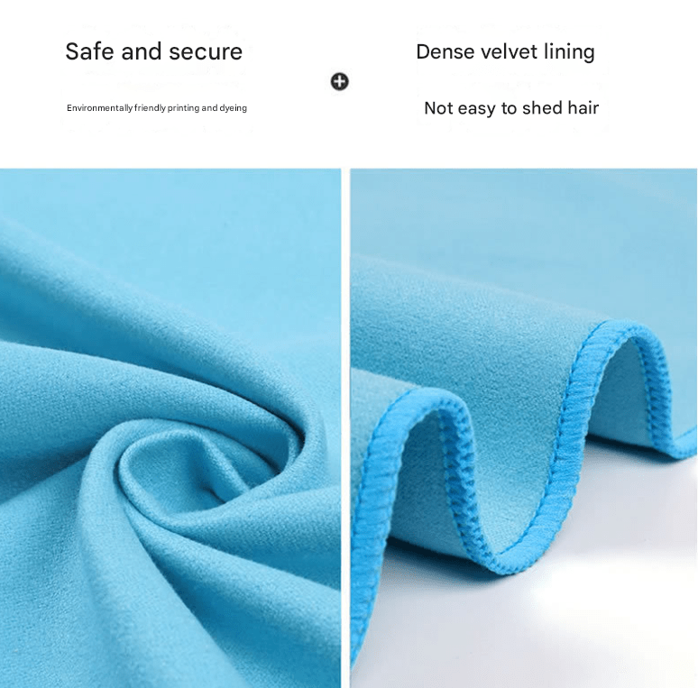 Gym Towel Microfiber 2 - piece - Blue - Factory Direct Shop